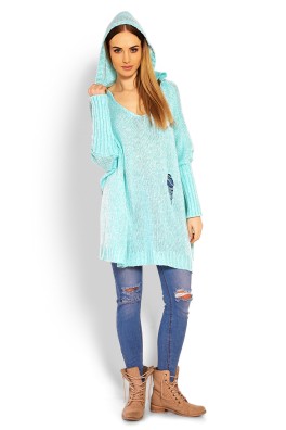 Ilgas megztinis model 114563 PeeKaBoo