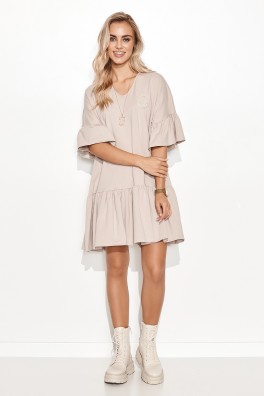 Dieninė suknelė model 162927 Makadamia