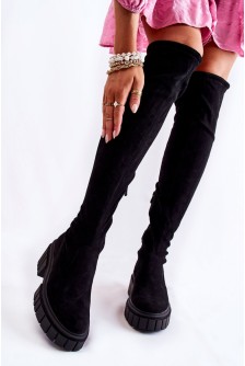 Šlaunų aukščio batai model 173777 Step in style