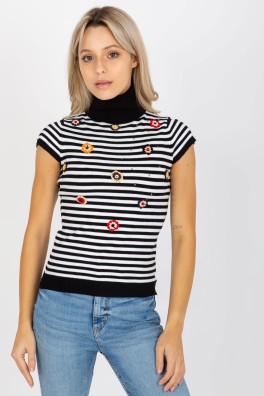 Megztinis trumpomis rankovėmis model 174859 AT