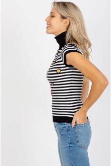 Megztinis trumpomis rankovėmis model 174859 AT