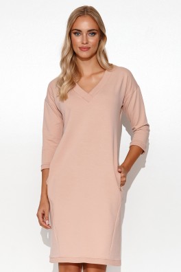 Dieninė suknelė model 176194 Makadamia