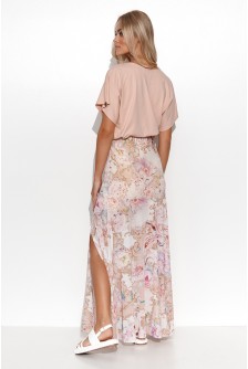 Ilgas sijonas model 176216 Makadamia