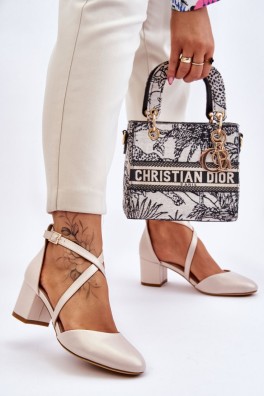 Batai blokiniu kulnu model 176236 Step in style