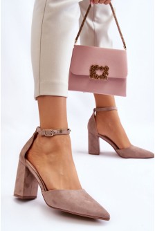 Batai blokiniu kulnu model 176243 Step in style