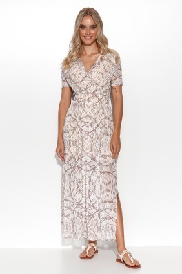 Dieninė suknelė model 177865 Makadamia