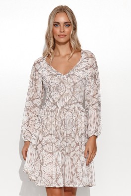 Dieninė suknelė model 177883 Makadamia