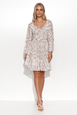 Dieninė suknelė model 177883 Makadamia