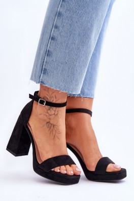 Sandalai su kulnu model 179868 Step in style