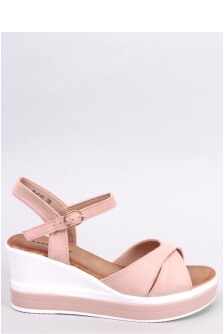 Sandalai su kulnu model 180391 Inello