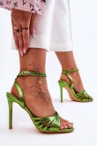 Sandalai su kulnu model 181074 Step in style