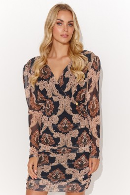 Dieninė suknelė model 184809 Makadamia