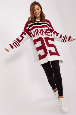 Ilgas megztinis model 185411 Badu