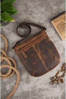 Natūralios odos krepšys model 191537 Galanter