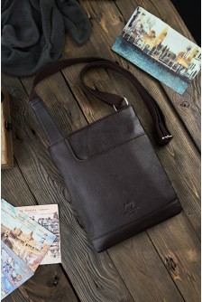 Natūralios odos krepšys model 191539 Galanter