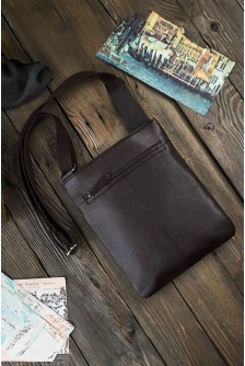 Natūralios odos krepšys model 191539 Galanter