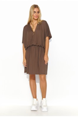 Dieninė suknelė model 192943 Makadamia