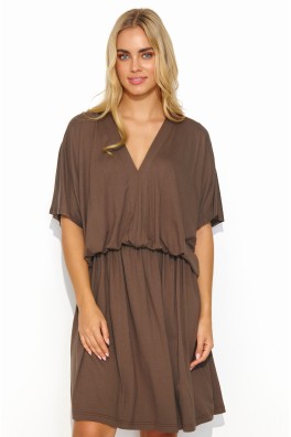 Dieninė suknelė model 192943 Makadamia