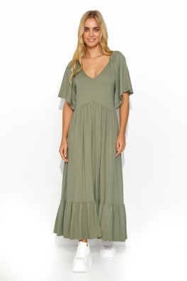 Dieninė suknelė model 193208 Makadamia