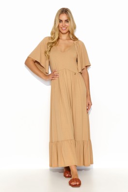 Dieninė suknelė model 193212 Makadamia