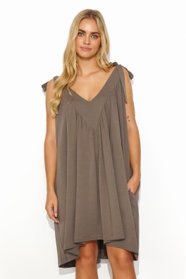 Dieninė suknelė model 194346 Makadamia