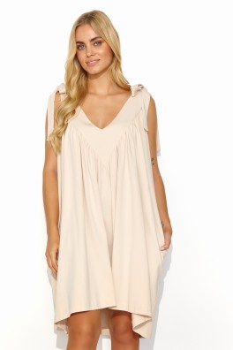 Dieninė suknelė model 194348 Makadamia