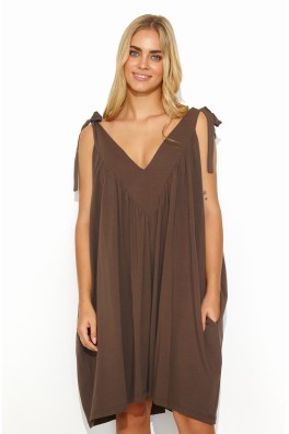 Dieninė suknelė model 194349 Makadamia