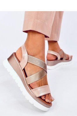 Sandalai su kulnu model 195136 Inello