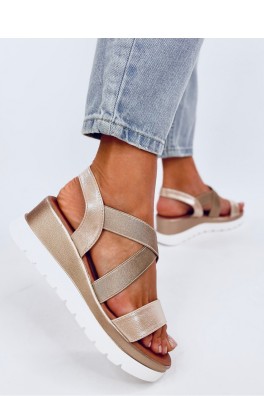 Sandalai su kulnu model 195138 Inello