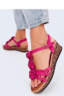 Sandalai su kulnu model 195142 Inello