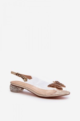 Sandalai su kulnu model 195420 Step in style