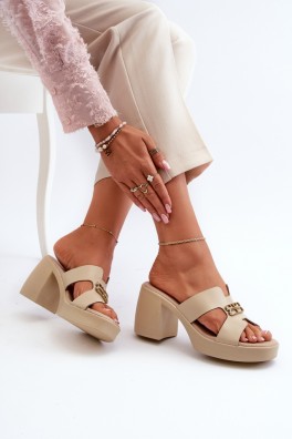 Šlepetės model 195427 Step in style