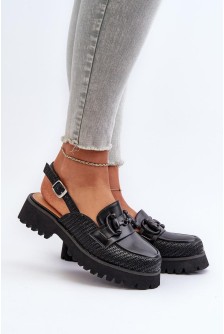 Sandalai su kulnu model 195553 Step in style