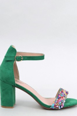 Sandalai su kulnu model 195644 Inello