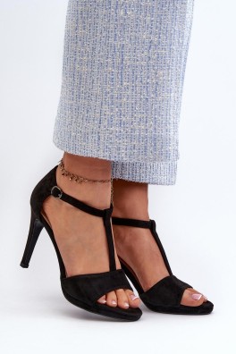 Sandalai su kulnu model 196238 Step in style