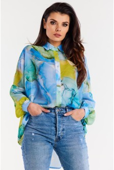 Marškiniai ilgomis rankovėmis model 196618 awama