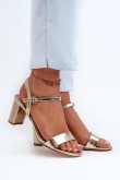 Sandalai su kulnu model 197086 Step in style