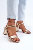 Sandalai su kulnu model 197086 Step in style