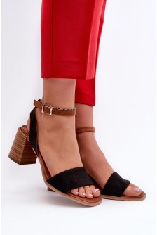 Sandalai su kulnu model 197169 Step in style