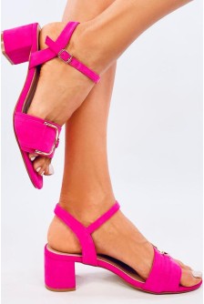 Sandalai su kulnu model 197293 Inello