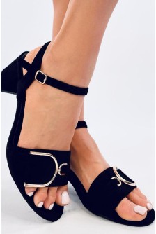 Sandalai su kulnu model 197294 Inello