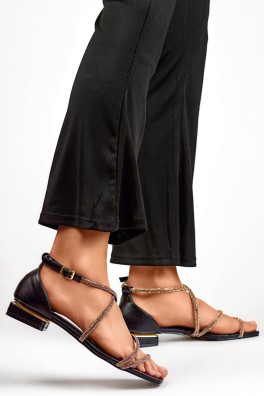 Sandalai su kulnu model 197488 PRIMO