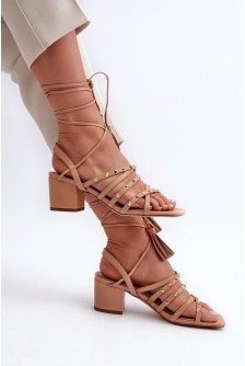 Sandalai su kulnu model 197582 Step in style