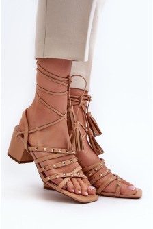 Sandalai su kulnu model 197582 Step in style