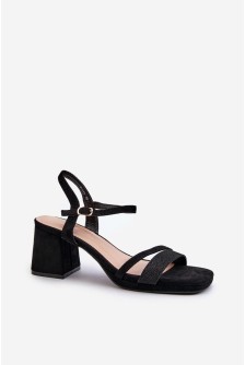Sandalai su kulnu model 197897 Step in style