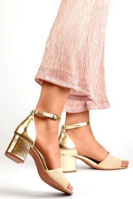 Sandalai su kulnu model 197981 PRIMO