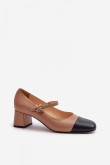 Batai blokiniu kulnu model 198727 Step in style
