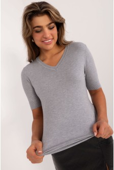 Megztinis trumpomis rankovėmis model 199185 Factory Price