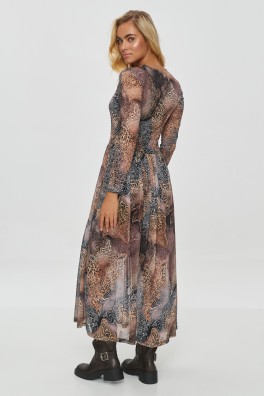 Dieninė suknelė model 200078 Makadamia