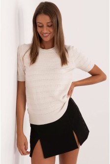 Megztinis trumpomis rankovėmis model 200406 Factory Price